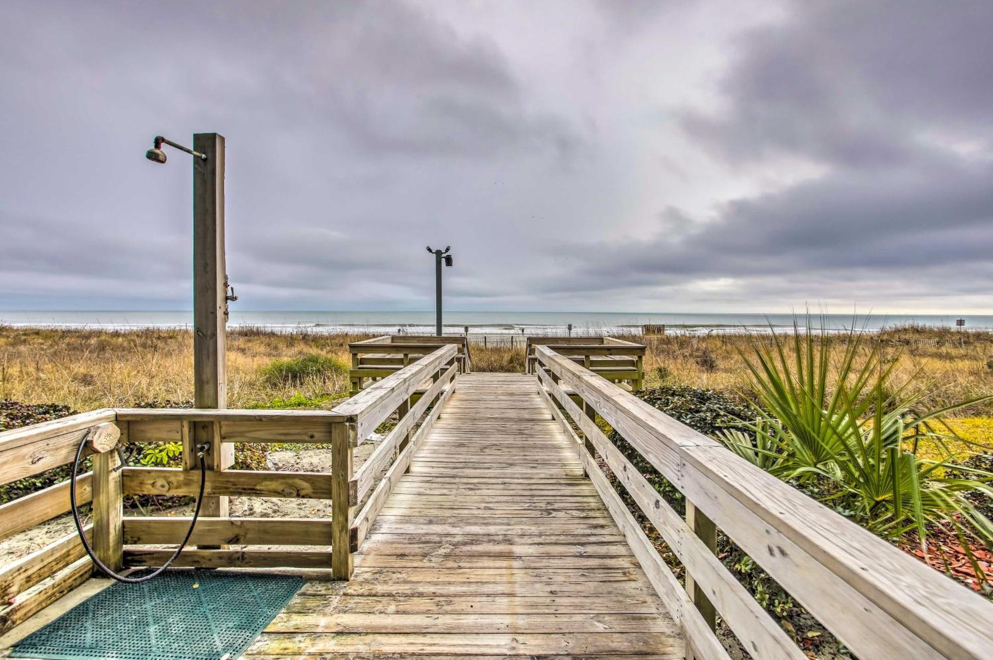 Oceanfront North Myrtle Beach Condo With Indoor Pool Esterno foto