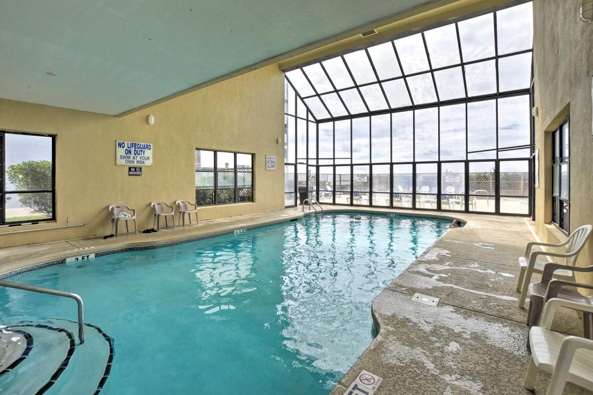 Oceanfront North Myrtle Beach Condo With Indoor Pool Esterno foto