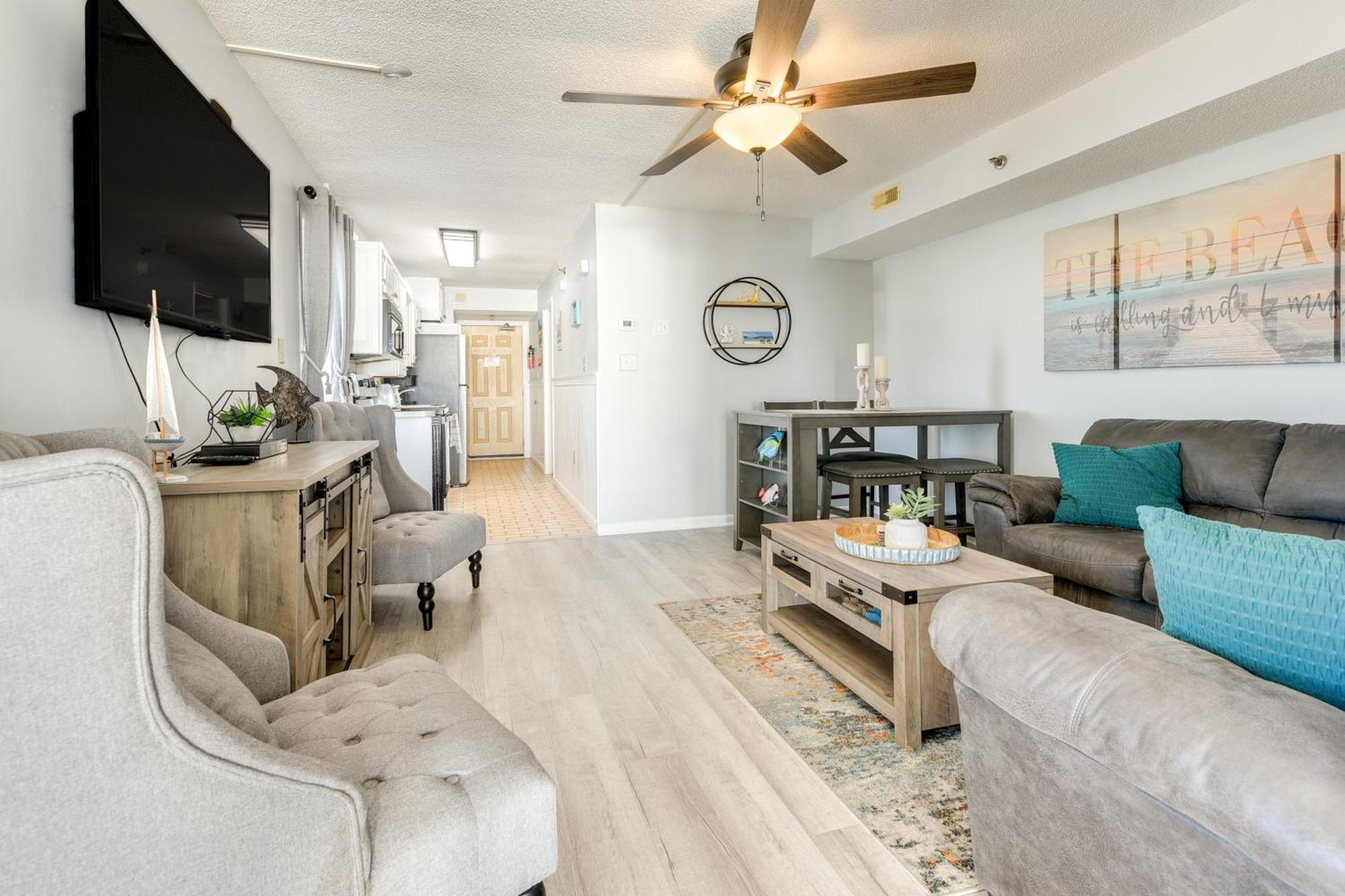 Oceanfront North Myrtle Beach Condo With Indoor Pool Esterno foto