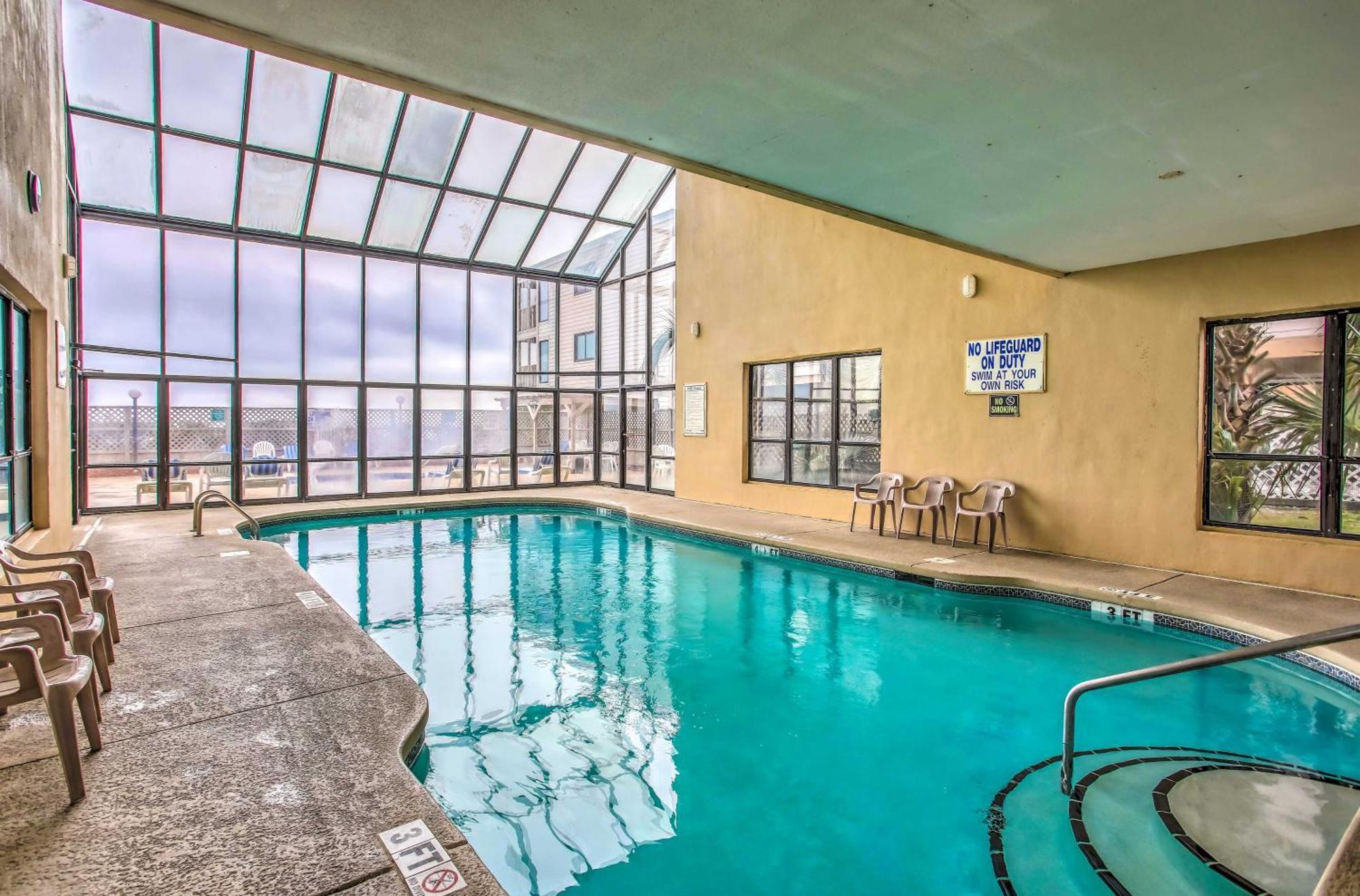 Oceanfront North Myrtle Beach Condo With Indoor Pool Esterno foto